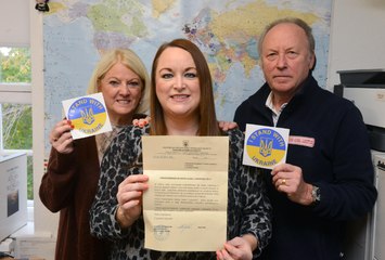 Hartlepool firm receives thank you letter from Ukraine