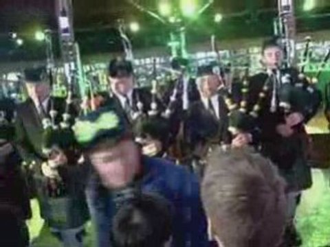 Irlande, cornemuses. 9 mars 2008.