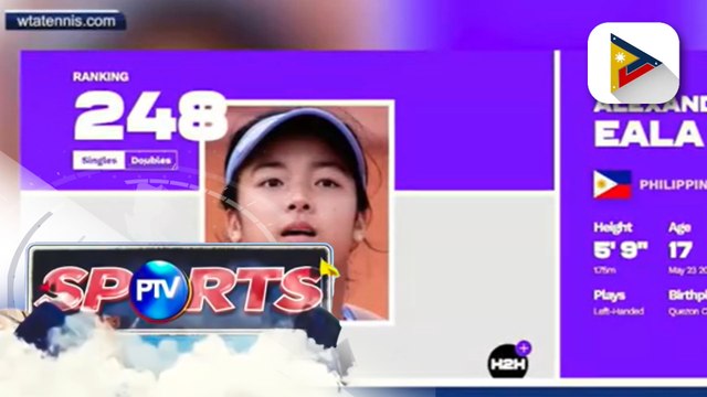 Eala, panalo sa Round of 32 ng W60 Hamburg