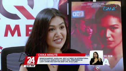 Winwyn Marquez, nanalong "Best Actress" sa International Film Festival Manhattan sa New York; itinuturing na lucky charm ang kanyang baby girl na si "Luna" | 24 Oras