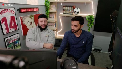 Zack et Saïd Dorbani jouent à Football Manager grâce à OMEN