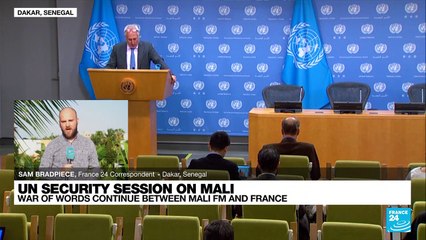 UN security session on Mali: War of words continue between Bamako and Paris