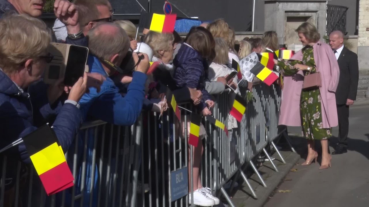 Le couple royal en visite à Braine l'Alleud