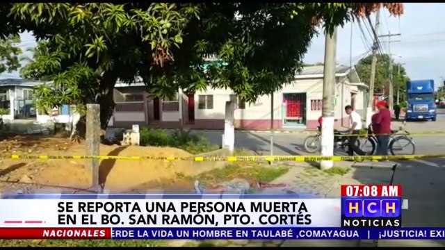 ¡A pedradas! ultiman un hombre en bo. San Ramón, Puerto Cortés