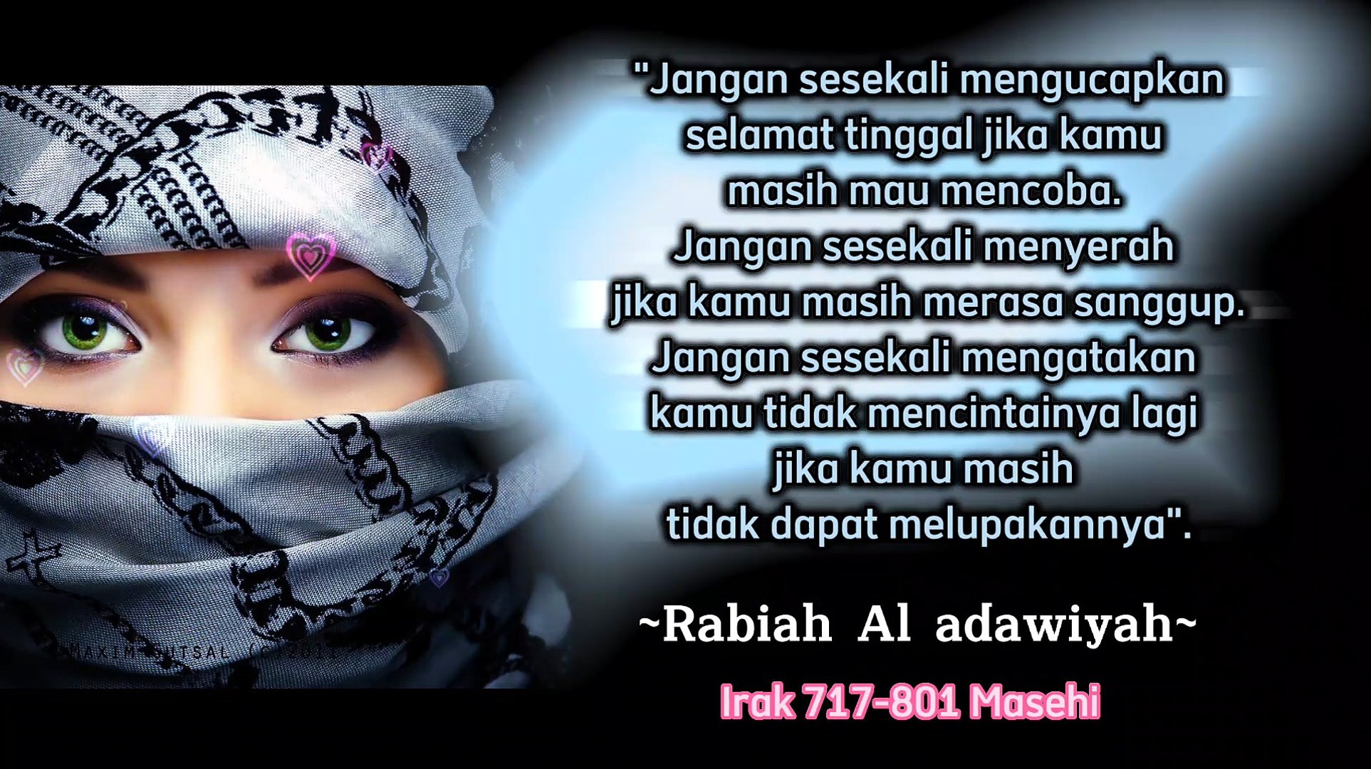 kata bijak rabiah al adawiyah