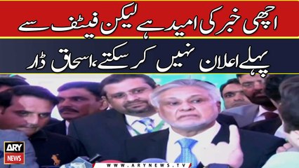 Hope for good news but can't announce it before FATF, Ishaq Dar