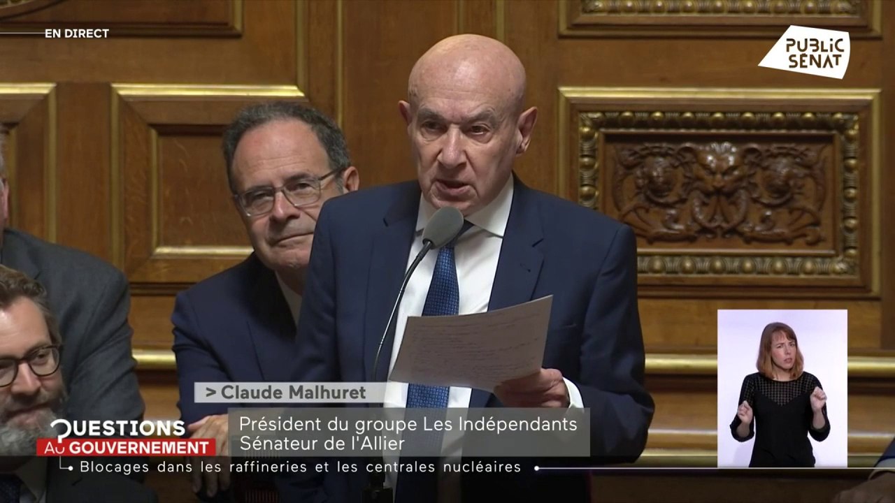 Claude Malhuret charge le « syndicalisme trash » de la CGT et les « groucho-marxistes de la Nupes »