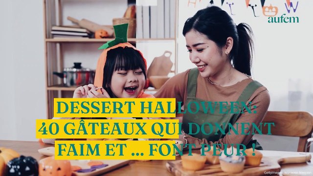 Dessert Halloween : 40 gâteaux qui donnent faim et… font peur !