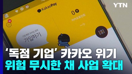'독점 기업' 카카오, 위험신호 무시하고 사업 확대만 / YTN