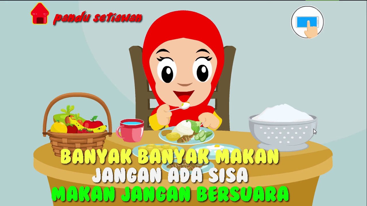 Lagu anak  Sebelum Kita Makan Ciptaan Pak Kasur Tema 1 KELAS 2 - lagu tematik sd