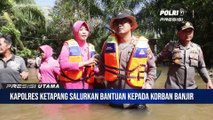 Kapolres Ketapang Dan Ketua Bhayangkari Cabang Ketapang Salurkan Bantuan Banjir Dari Ketua Umum Bhayangkari