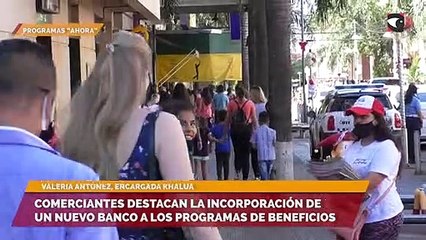 Comerciantes destacan la incorporación de un nuevo banco a los programas de beneficios