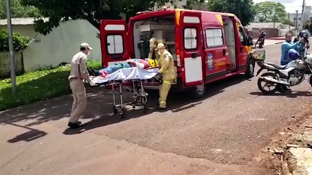 Motociclista fica ferido em acidente de trânsito no Bairro Cancelli