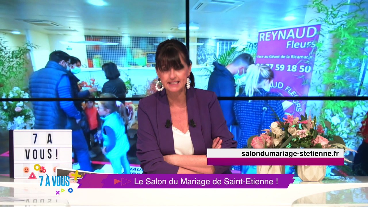 "7 à vous" zoome cette semaine sur le Salon du Mariage de Saint-Etienne, votre mariage de A à Z et en circuits courts avec de nombreux exposants locaux et régionaux, on vous dévoile le programme !