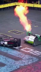 It's raining fire everywhere #battlebots #robotwars #robot #robotics #robots #battlebot #combatrobotics #combatrobots #engineering #robotcombat #itsrobotfightingtime #antweight #sawblaze #witchdoctor #whiplash #beetleweight #minotaur #robotfighting #meme