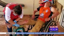 Accidente vial deja a un motociclista gravemente herido en la Entrada, Copán