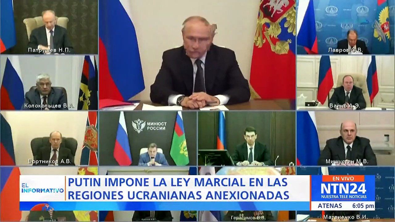 Putin impone Ley marcial