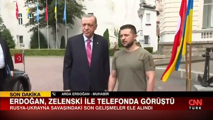 Cumhurbaşkanı Erdoğan, Zelenski ile telefonda görüştü