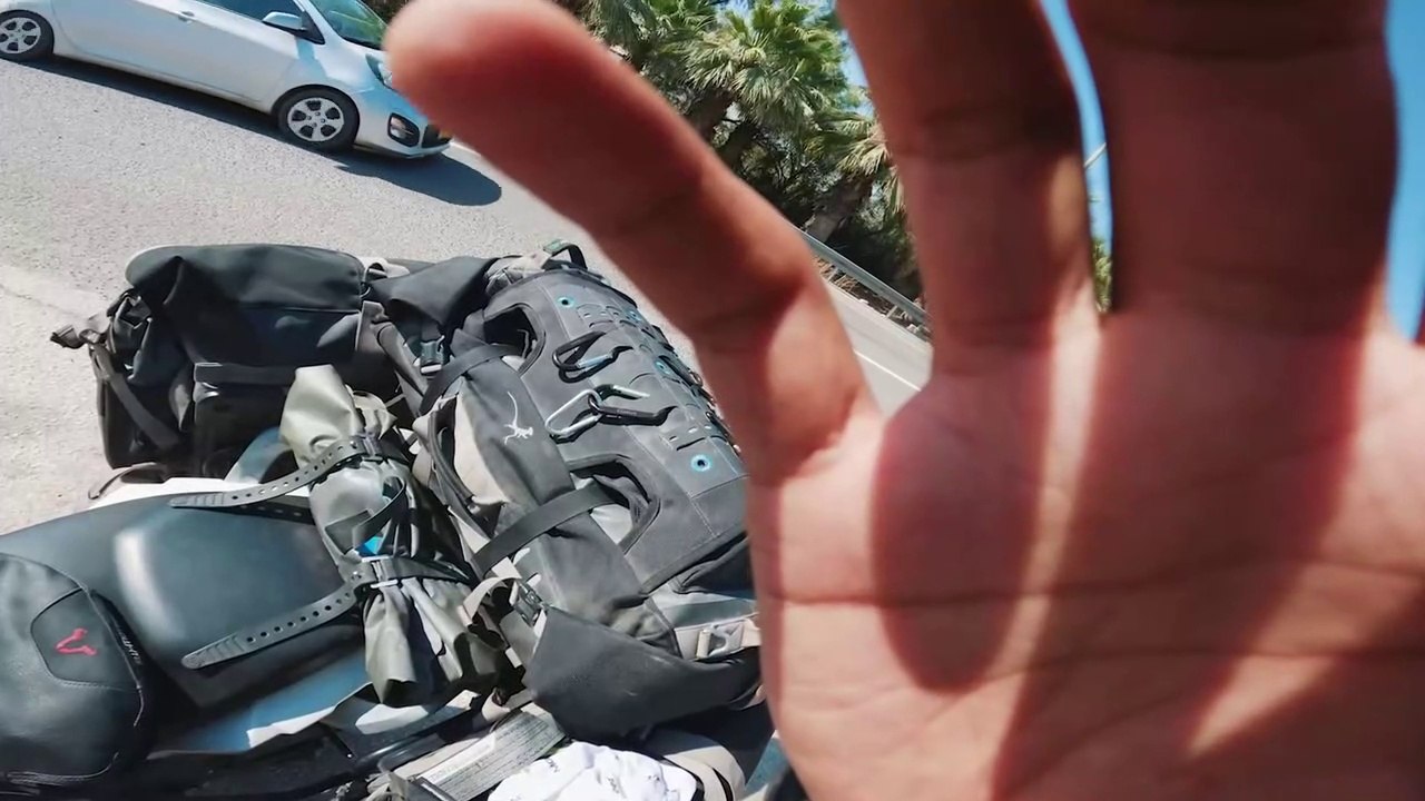 CROSSING INTO ISRAEL ON MOTORCYCLE - MIDDLE EAST MOTORCYCLE