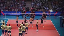 Volleyball Team Japan warm up spiBrazilking vs.