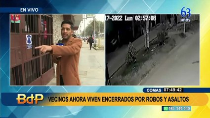 Скачать видео: Inseguridad en Comas: delincuentes rompen candados y roban pollería