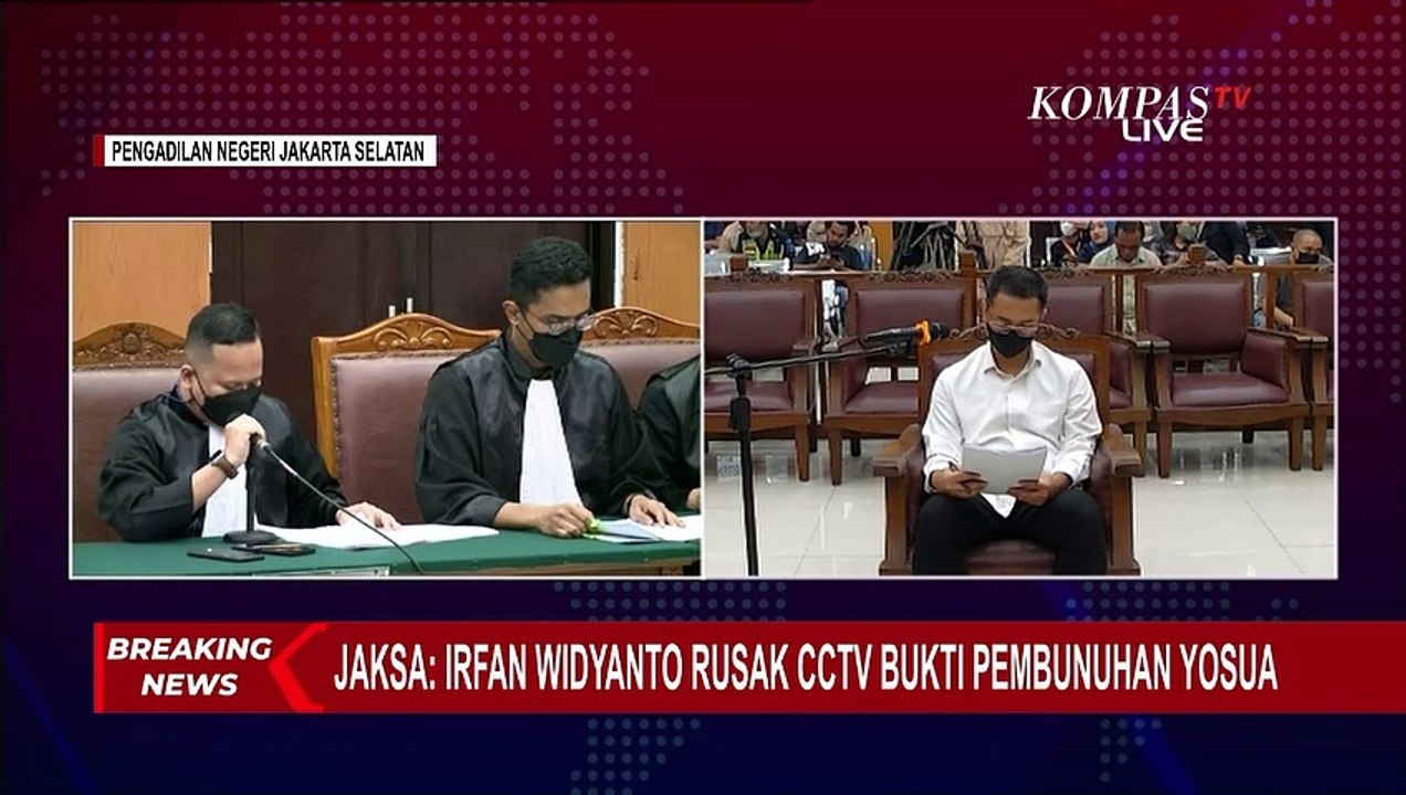 Terlibat Penghilangan Rekaman CCTV, Irfan Widyanto Terjerat Pasal -Pasal ini!