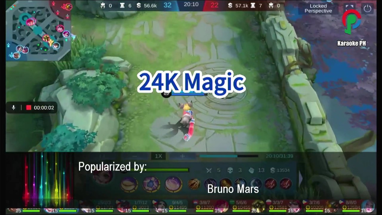 Bruno Mars 24k Magic Karaoke PH