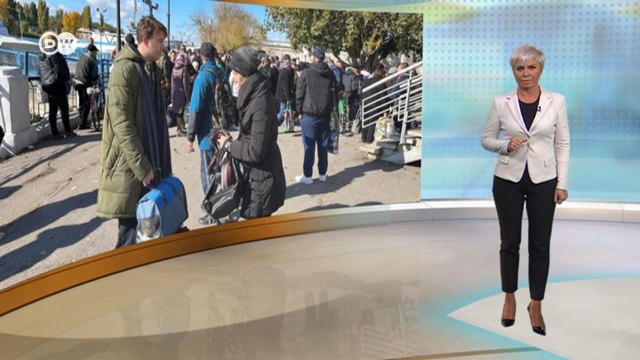 Начинается битва за Херсон? Эвакуация властей и военное положение Путина. DW Новости (19.10.2022)