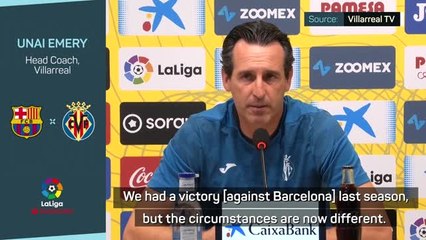 'Barcelona more fearsome when wounded' - Emery