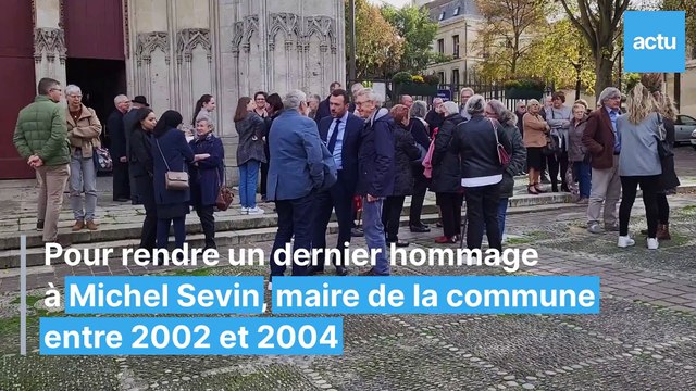 Obsèques de Michel Sevin, ancien maire de Mantes-la-Jolie