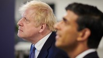 Boris Johnson and Rishi Sunak lead race to replace Liz Truss as Tory leader