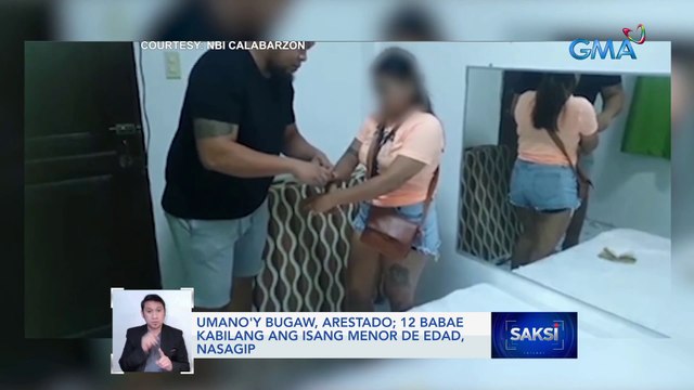 Suspek sa pambubugaw, arestado; 12 babae kabilang ang isang menor de edad, nasagip | Saksi