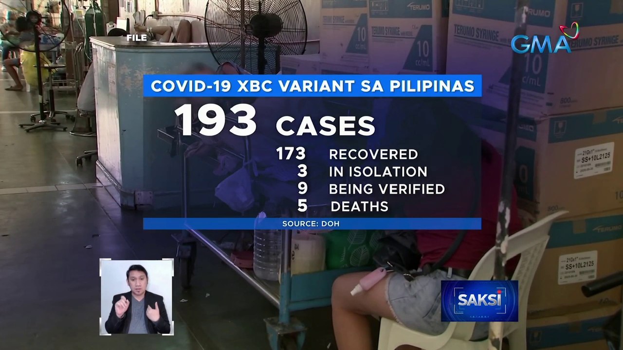 Local transmission ng Omicron XBB subvariant at XBC variant, kinumpirma ng DOH | Saksi