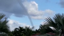 Florida residents witness waterspout