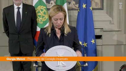 Governo, Giorgia Meloni svela la sua squadra