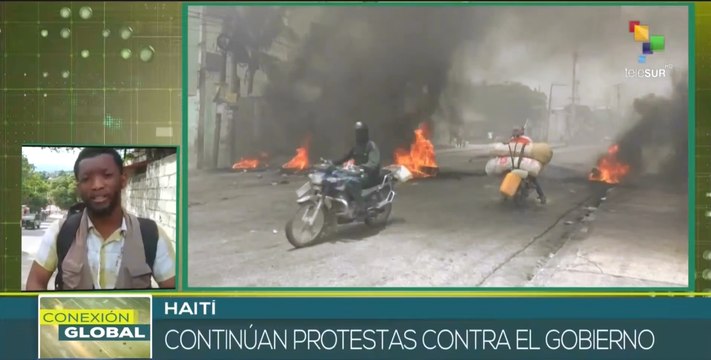 Haitianos se movilizan contra políticas gubernamentales