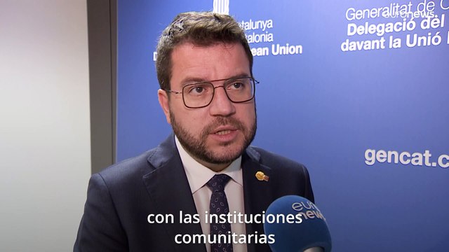 Aragonès visita Bruselas y certifica el deshielo de su relación con la Comisión Europea