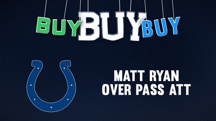 Back The Over On Matt Ryan's Pass Attempts Vs. Titans