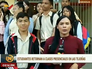 Aragua | Estudiantes del Liceo Sergio Medina en Las Tejerías inician clases presenciales