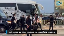 Así llego el Real Madrid al Martínez Valero
