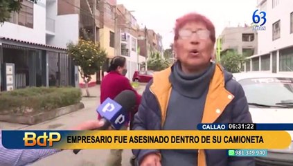 Callao: Empresario fue acribillado dentro de su camioneta en la puerta de su casa