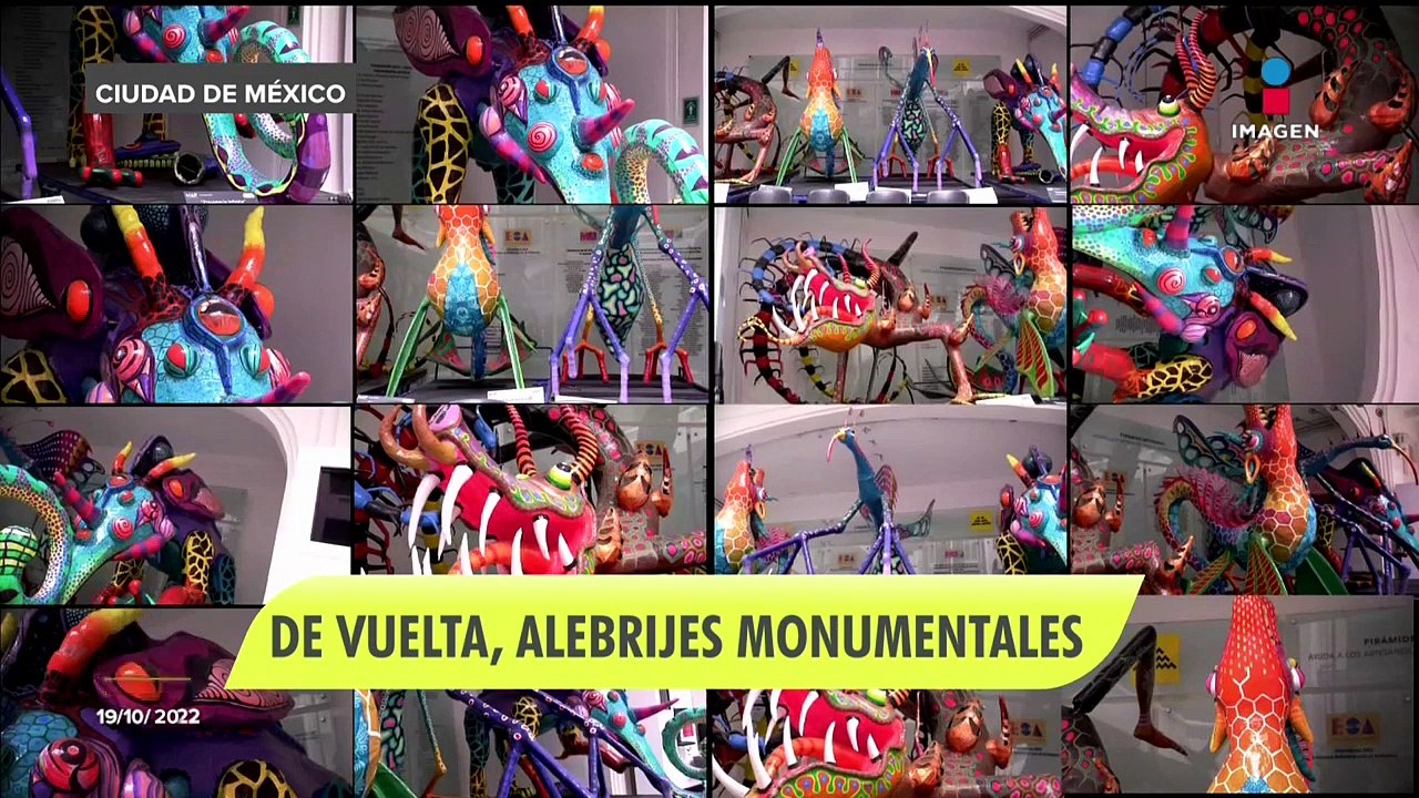 Los alebrijes monumentales vuelven a las calles de la CDMX