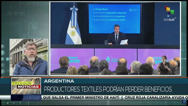 Argentina: Ministro Massa alerta a empresas textiles que abrirá importaciones debido a la inflación