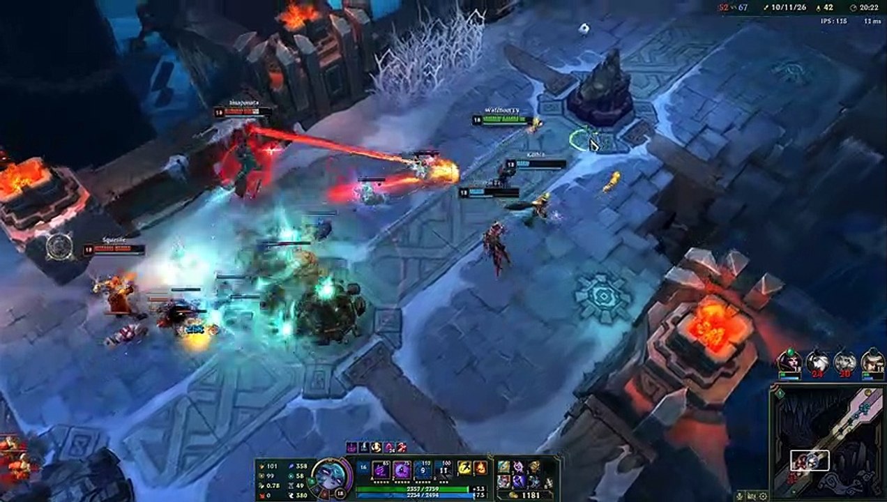 League-of-Legends : Je me suis jeté dans le tas mais je kill