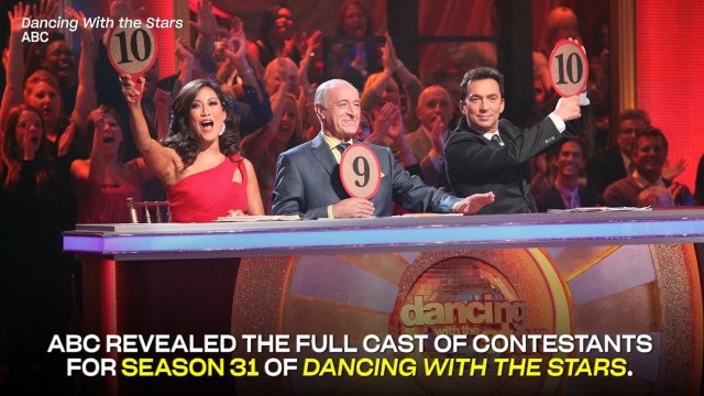 See The Dancing With The Stars Cast Of Celebrities For Season 31