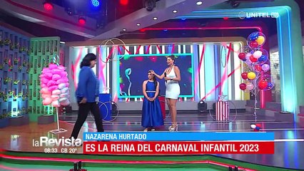Nazarena Hurtado fue presentada como la reina del carnaval infantil 2023