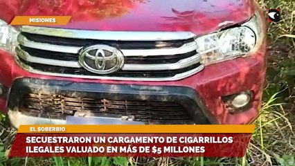 Secuestraron un cargamento de cigarrillos ilegales valuado en más de $5 millones