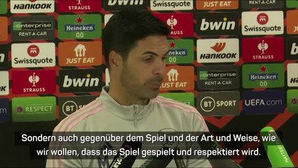 Arteta: "Muss mich um mein Verhalten kümmern"