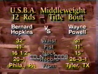 Bernard Hopkins vs Wayne Powell (04-12-1992) Full Fight