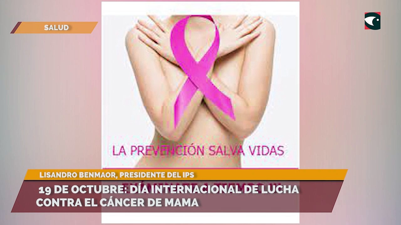 19 de octubre: Día Internacional de Lucha contra el Cáncer de Mama